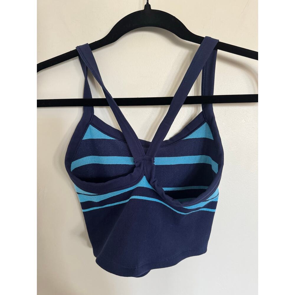 NWOT FP Movement All Clear Stripe Camisole in Midnight Navy Combo SZ XS/S - Picture 5 of 6